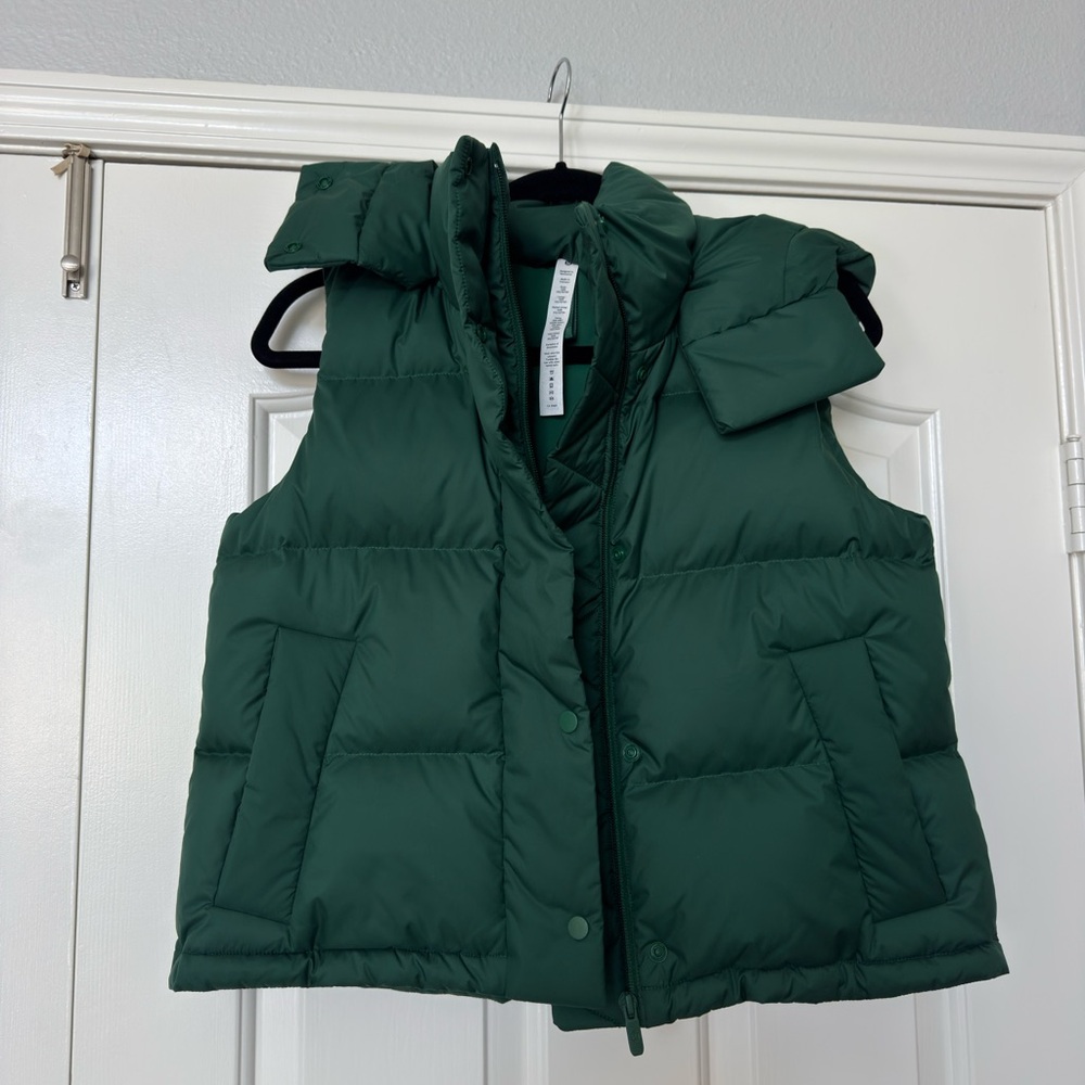 lululemon wunderpuff cropped vest